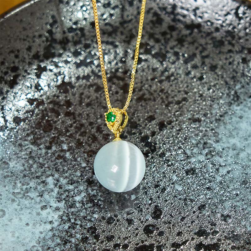Collier œil de chat de confiance | Pendentif de protection spirituelle