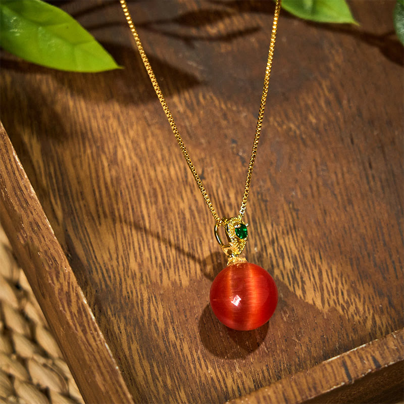Collier œil de chat de confiance | Pendentif de protection spirituelle