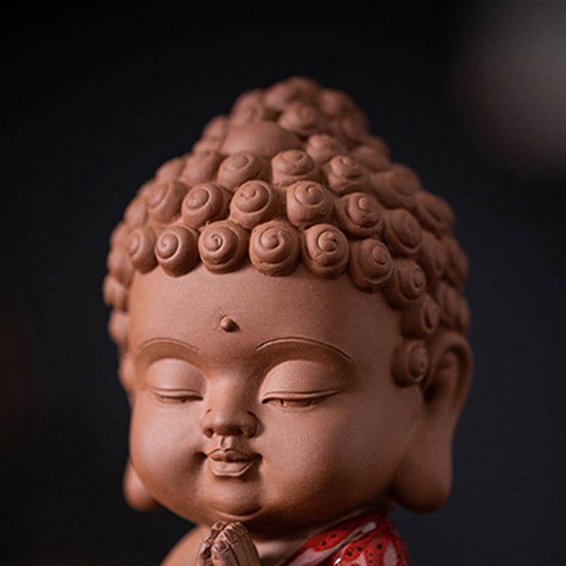 Ensemble de statues de Bouddha en céramique | Mini Gautama et Bodhisattvas