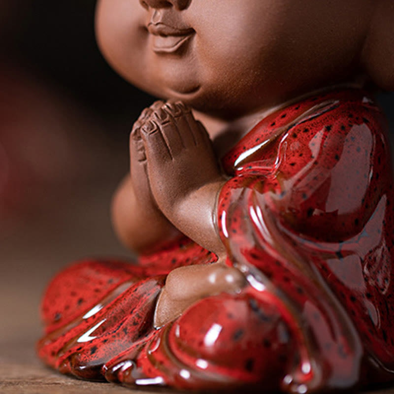 Ensemble de statues de Bouddha en céramique | Mini Gautama et Bodhisattvas