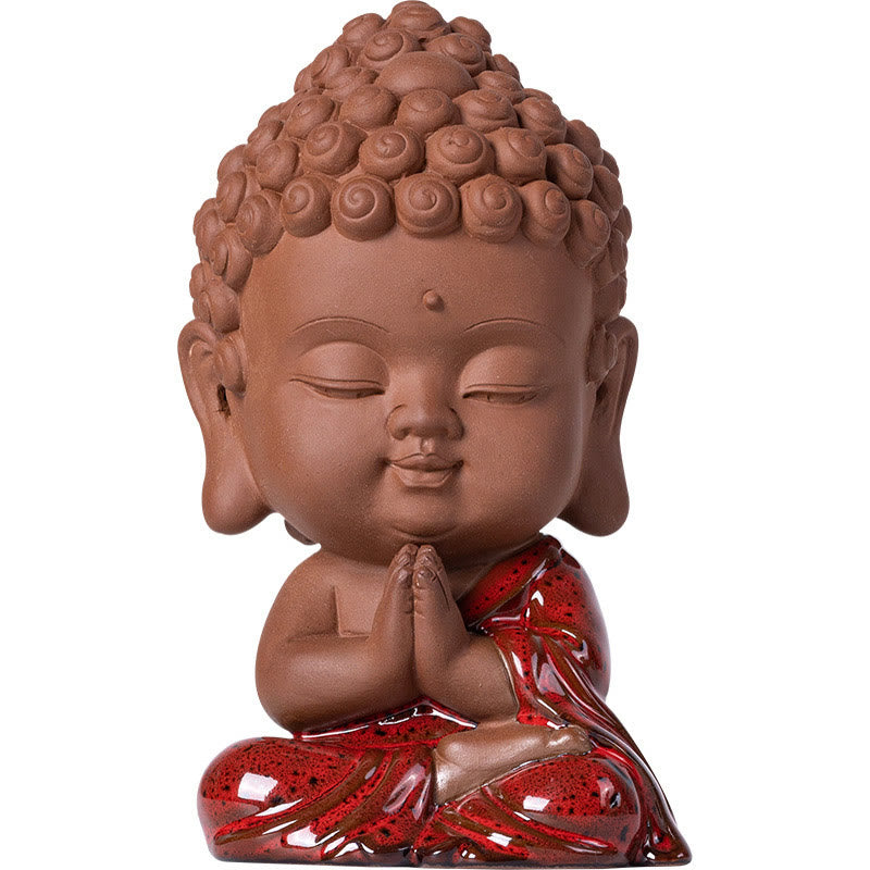 Ensemble de statues de Bouddha en céramique | Mini Gautama et Bodhisattvas