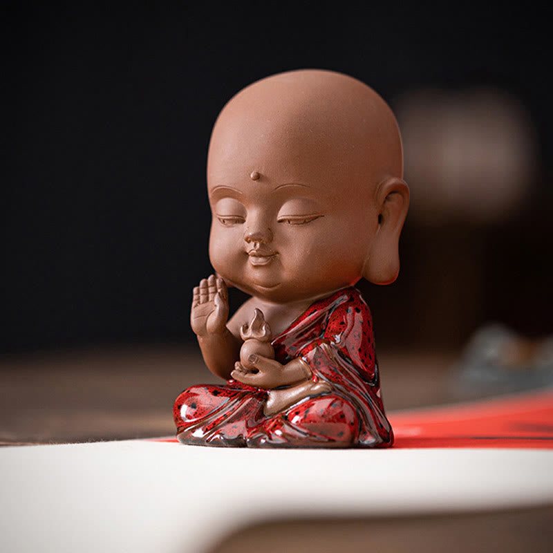Ensemble de statues de Bouddha en céramique | Mini Gautama et Bodhisattvas