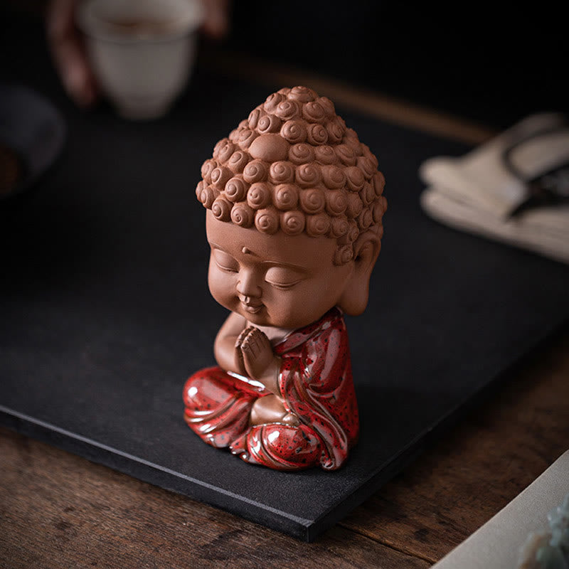 Ensemble de statues de Bouddha en céramique | Mini Gautama et Bodhisattvas