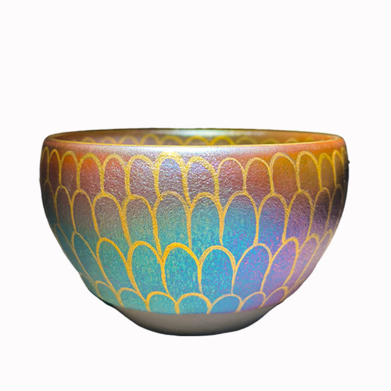 Tasse à thé en céramique Jianzhan Fleur de Lotus 150 ml Décor Zen
