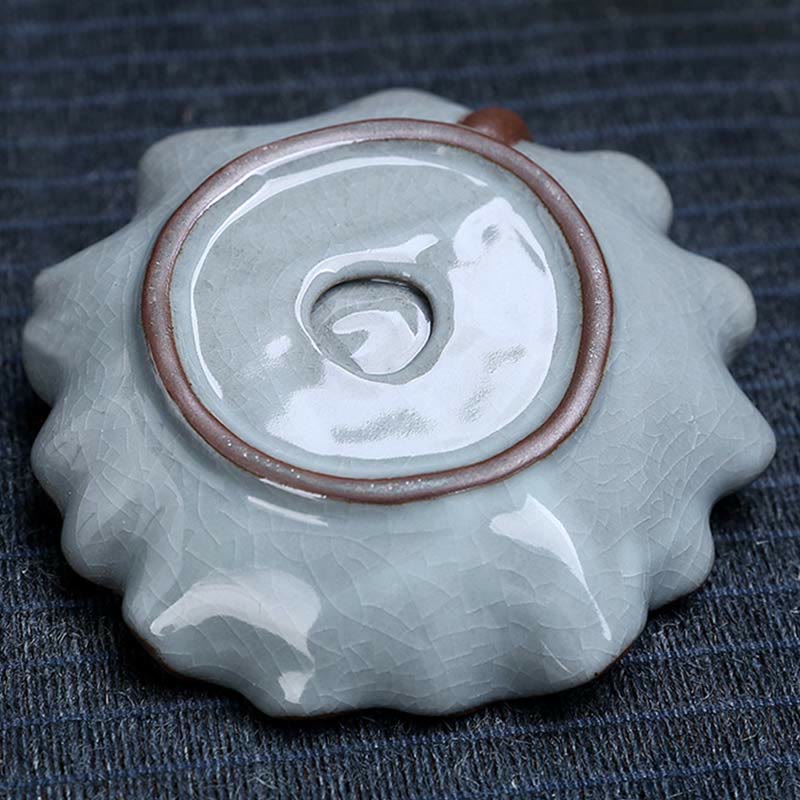 Brûleur d'encens à reflux en céramique Lotus pour la méditation