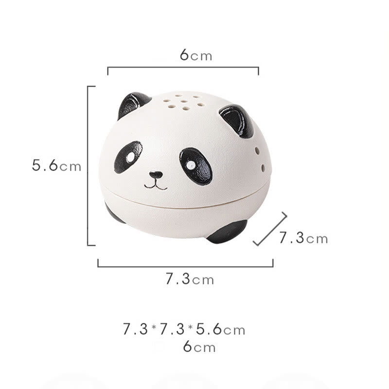 Brûleur d'encens Panda en céramique pour la méditation et la relaxation
