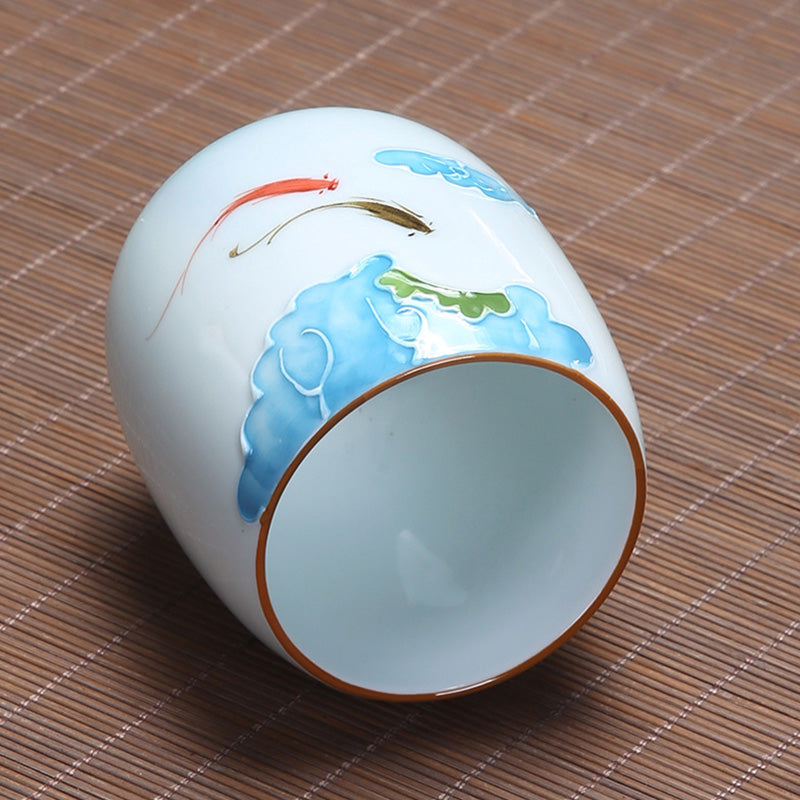 Tasse à thé spirituelle en céramique 180 ml pour rituels de méditation zen