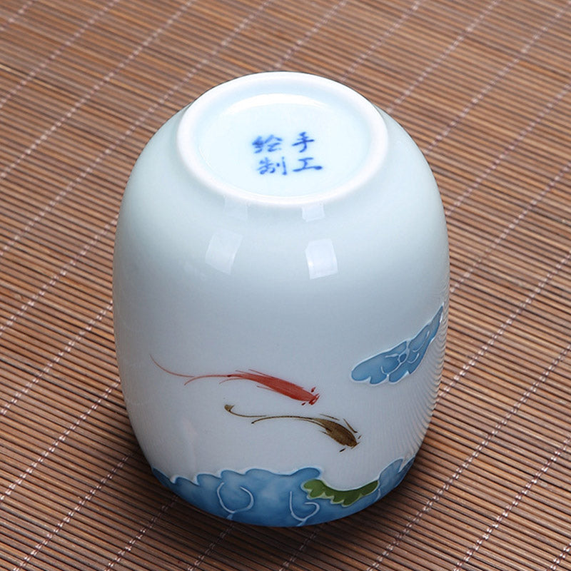 Tasse à thé spirituelle en céramique 180 ml pour rituels de méditation zen