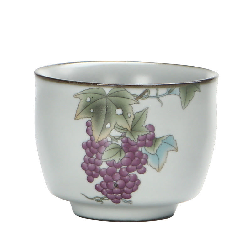 Tasse à thé zen en céramique 130 ml | Motifs de paysages naturels