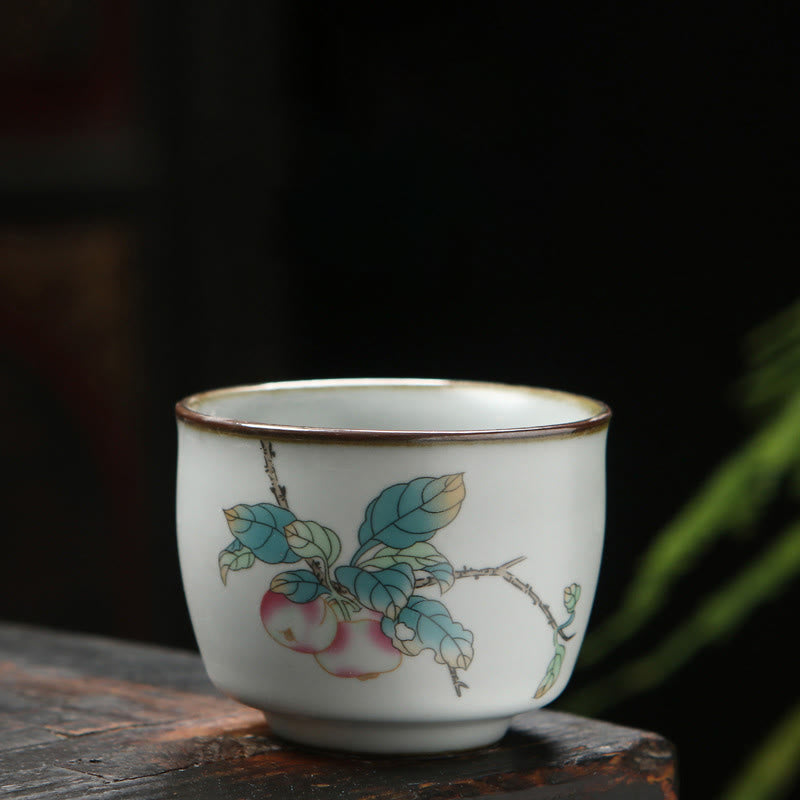 Tasse à thé zen en céramique 130 ml | Motifs de paysages naturels