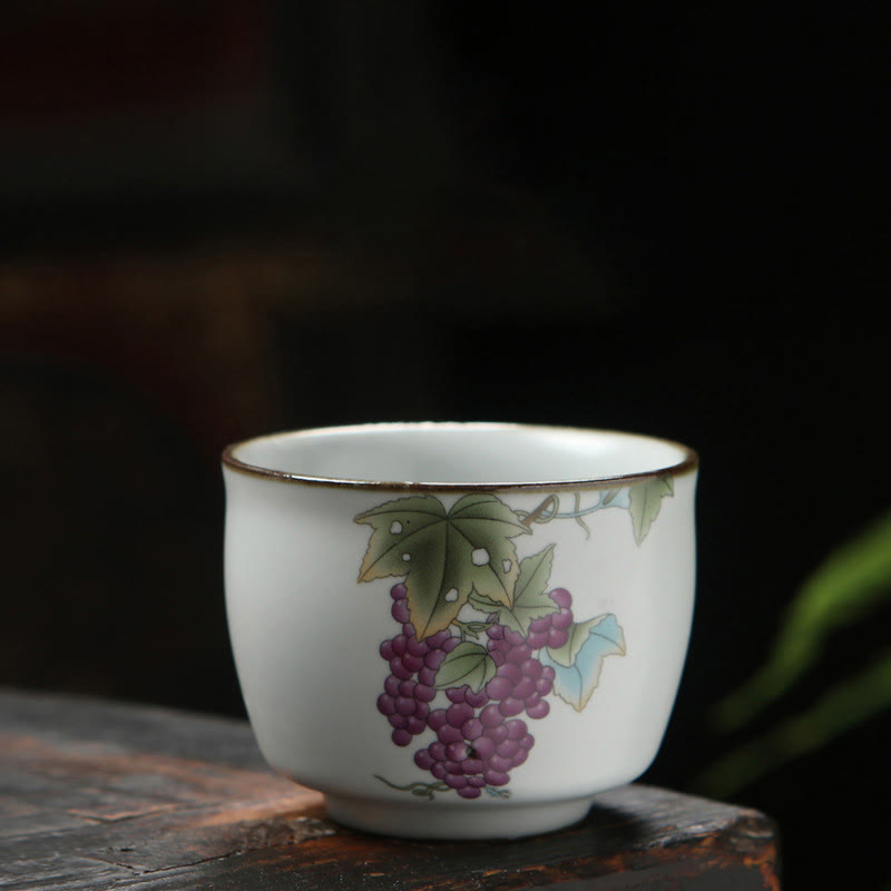 Tasse à thé zen en céramique 130 ml | Motifs de paysages naturels