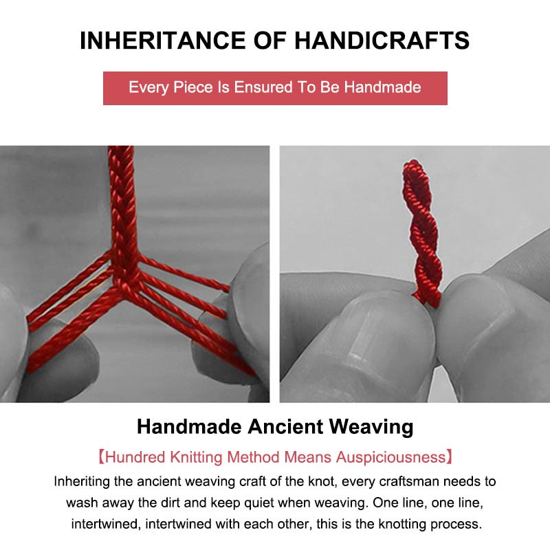 Unisex Red String Bracelet with Silver | Peace and Protection