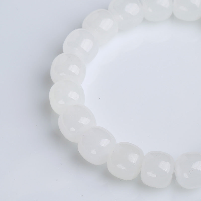 Bracelet porte-bonheur en jade dégradé | Bijoux en jade unisexe