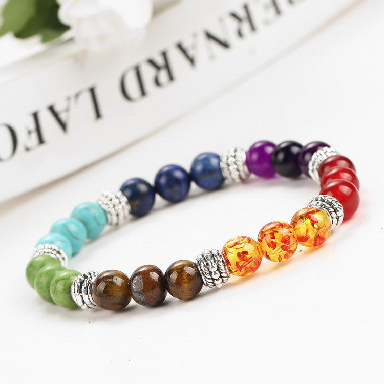 Bracelet de cristaux équilibrant les chakras pour la guérison