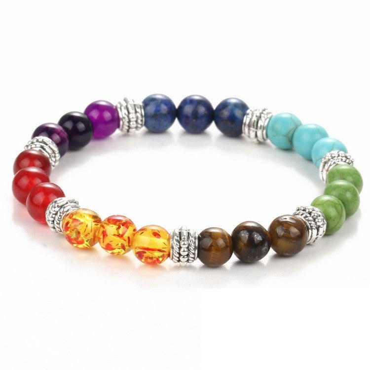 Bracelet de cristaux équilibrant les chakras pour la guérison