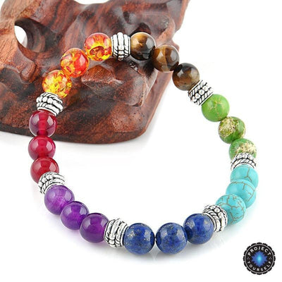 Bracelet de cristaux équilibrant les chakras pour la guérison