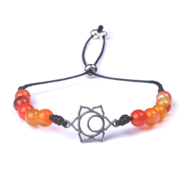 Bracelet en pierre naturelle équilibrant les chakras