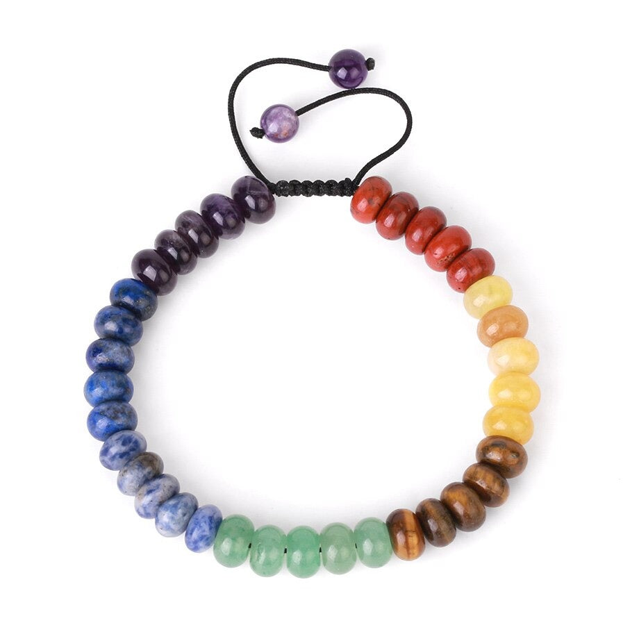 Bracelet en pierre naturelle équilibrant les chakras