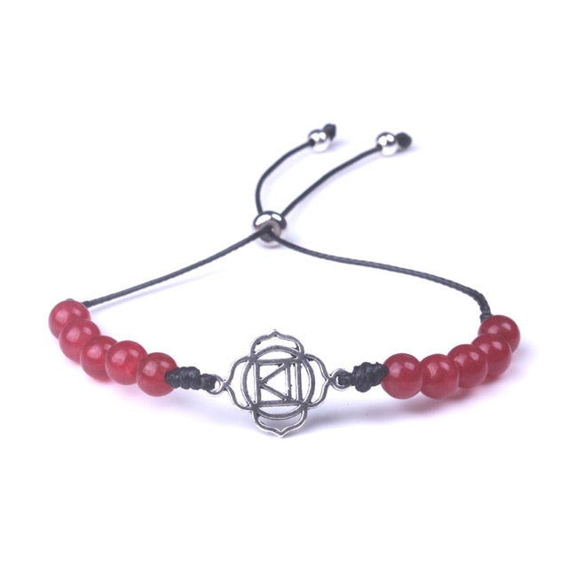 Bracelet en pierre naturelle équilibrant les chakras