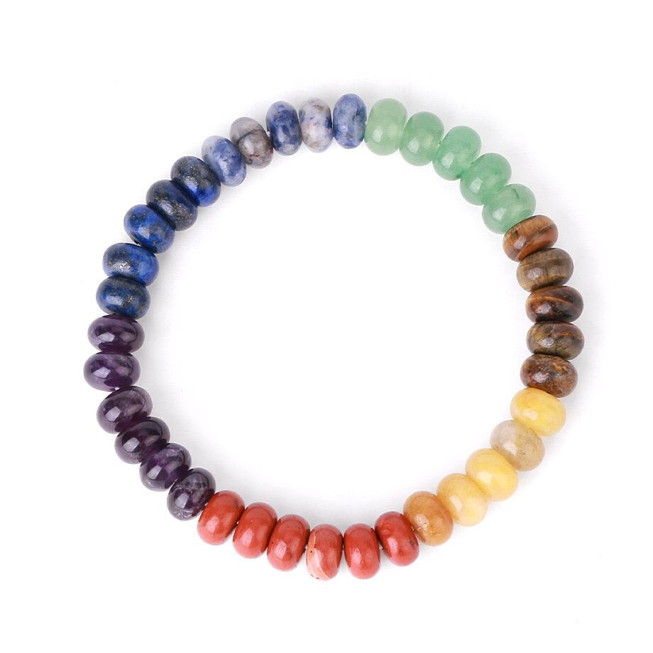 Bracelet en pierre naturelle équilibrant les chakras
