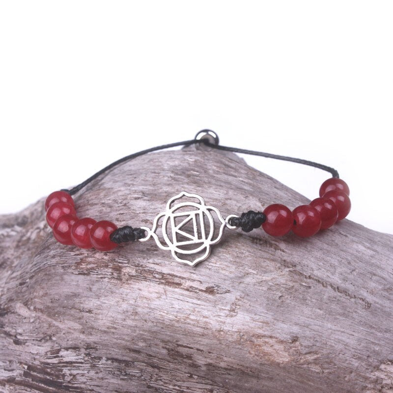 Bracelet en pierre naturelle équilibrant les chakras