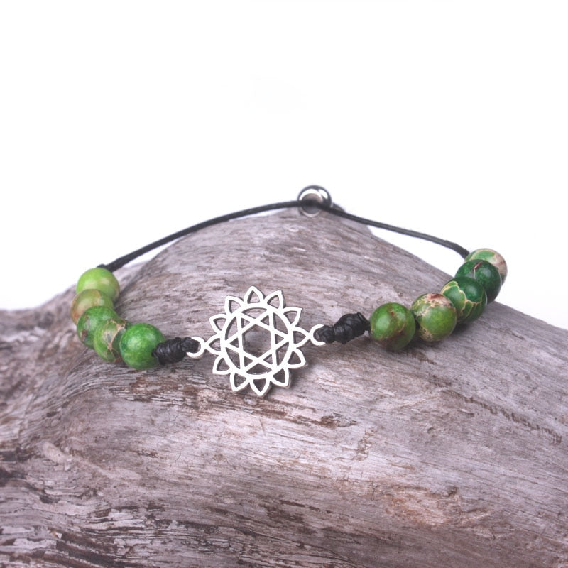 Bracelet en pierre naturelle équilibrant les chakras