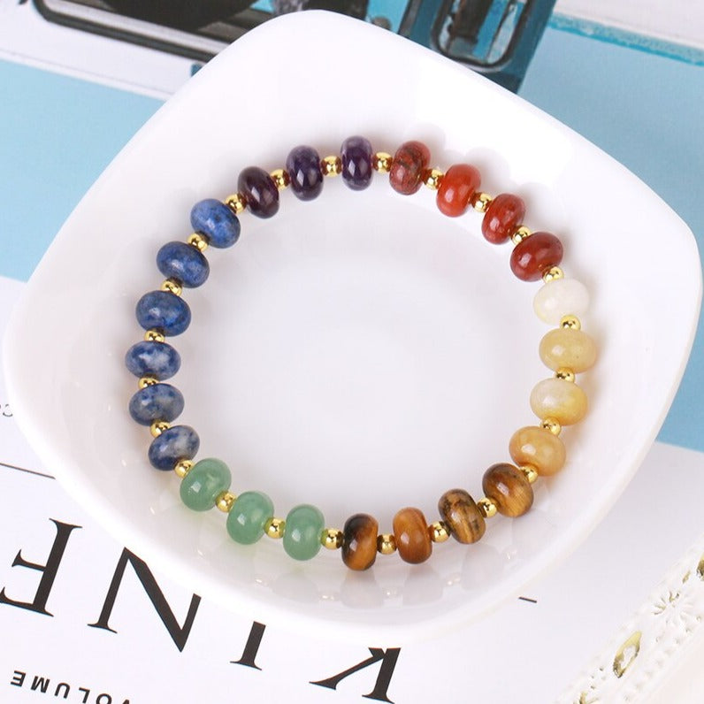 Bracelet en pierre naturelle équilibrant les chakras