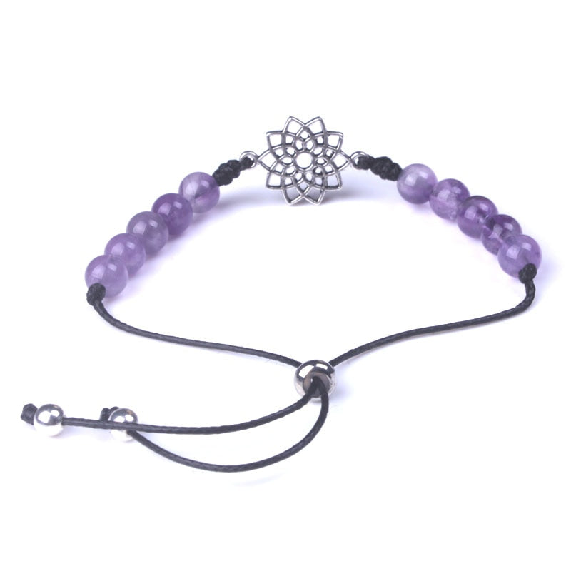 Bracelet en pierre naturelle équilibrant les chakras