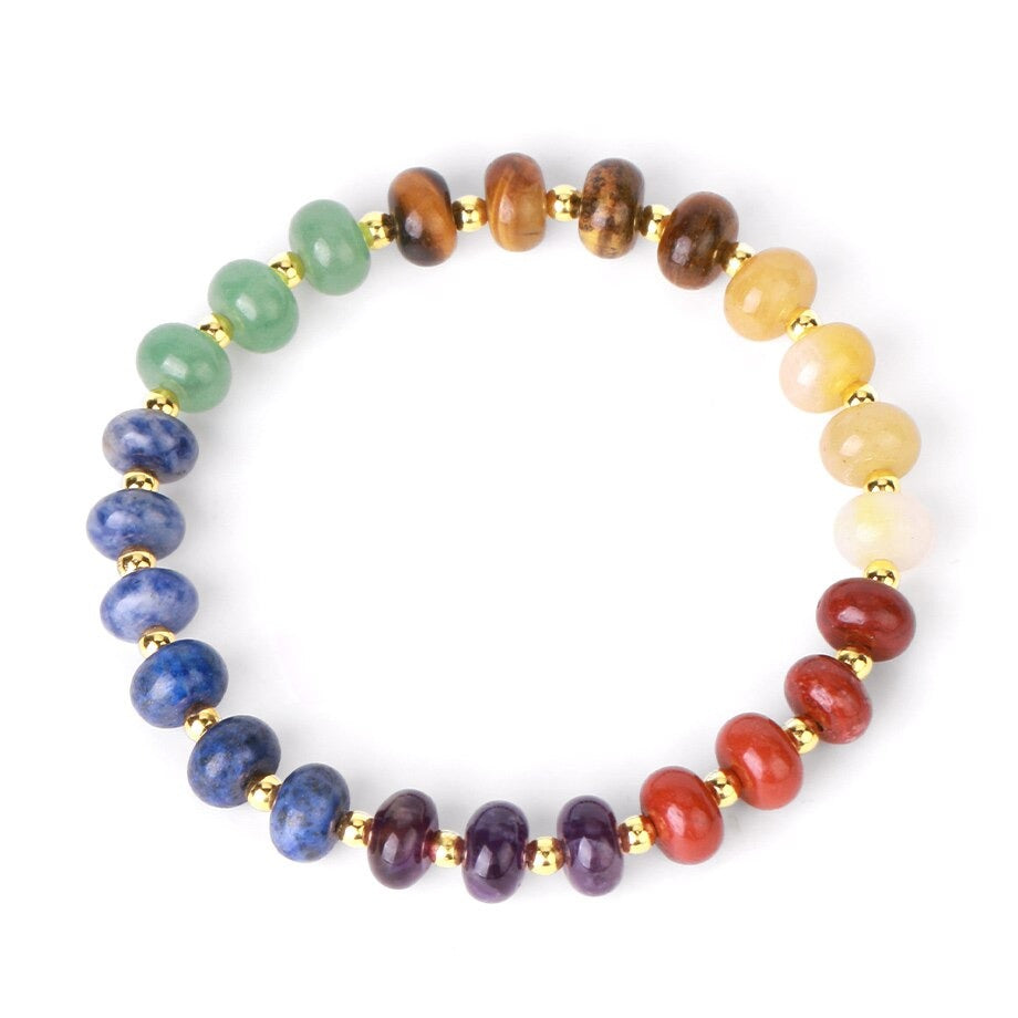 Bracelet en pierre naturelle équilibrant les chakras