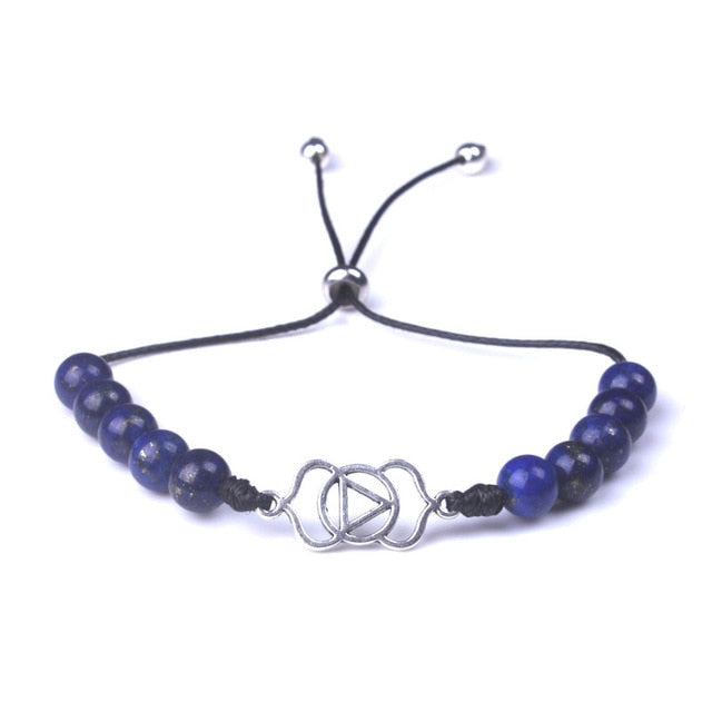 Bracelet en pierre naturelle équilibrant les chakras