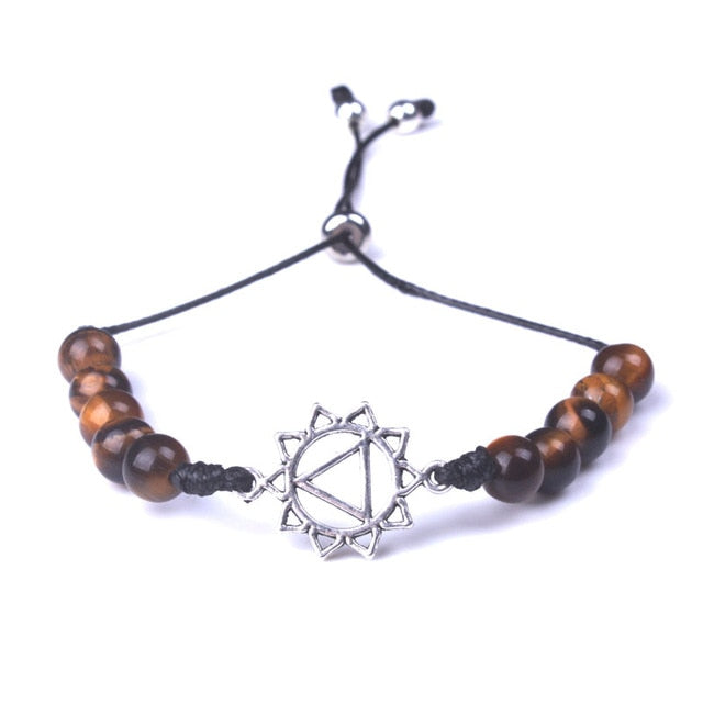 Bracelet en pierre naturelle équilibrant les chakras