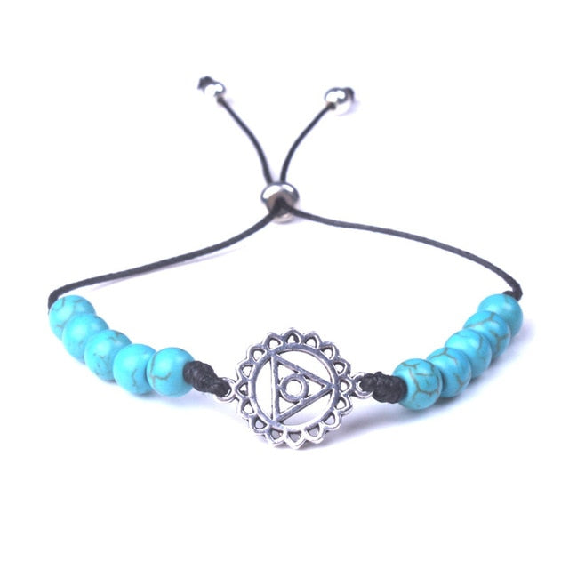Bracelet en pierre naturelle équilibrant les chakras
