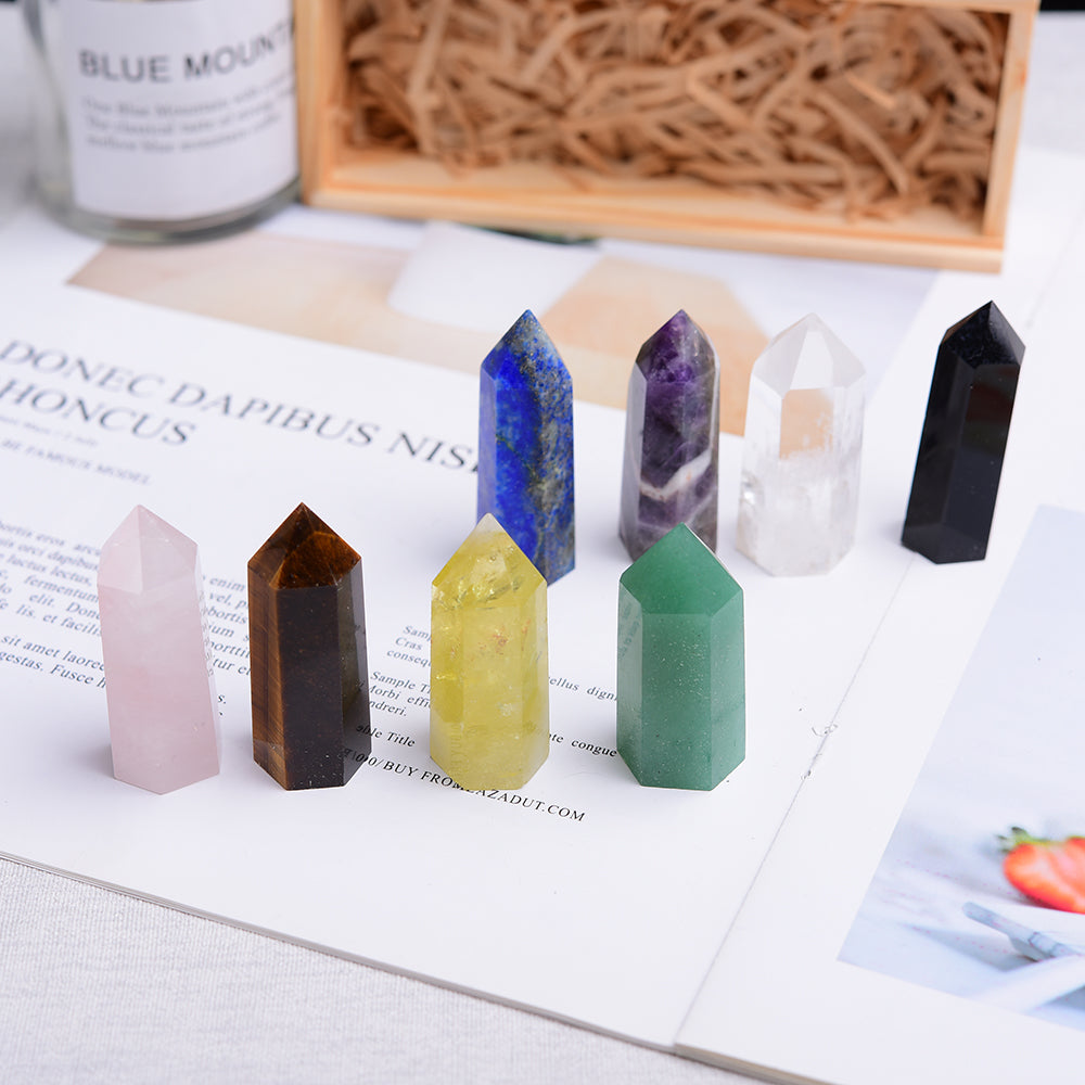 Kit de tour de cristal énergétique de guérison des chakras