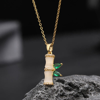 Collier Harmonie Calcédoine Pendentif Spirituel Plaqué Or 18 Carats