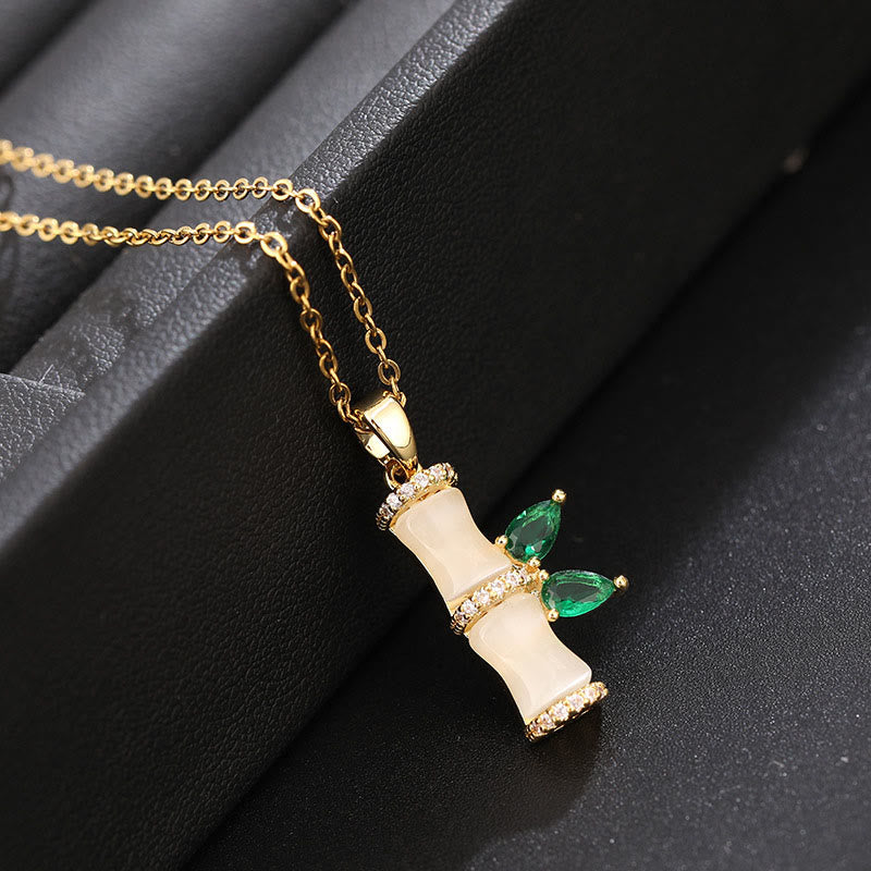 Collier Harmonie Calcédoine Pendentif Spirituel Plaqué Or 18 Carats