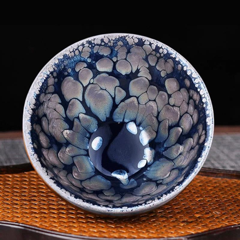 Tasse à thé chinoise Jian Zhan en céramique 150 ml, fabriquée à la main, Tenmoku