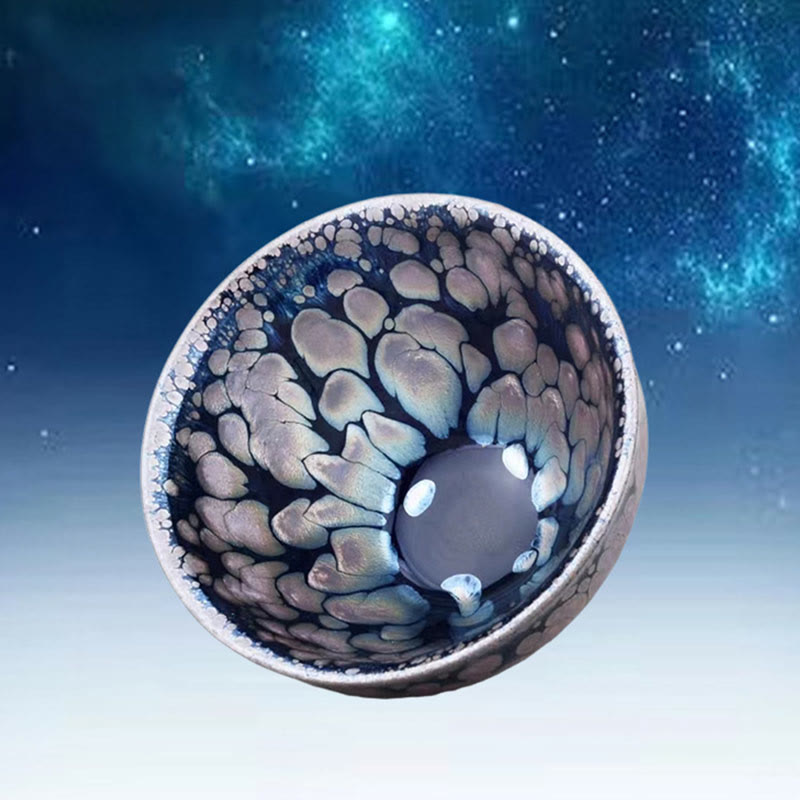 Tasse à thé chinoise Jian Zhan en céramique 150 ml, fabriquée à la main, Tenmoku