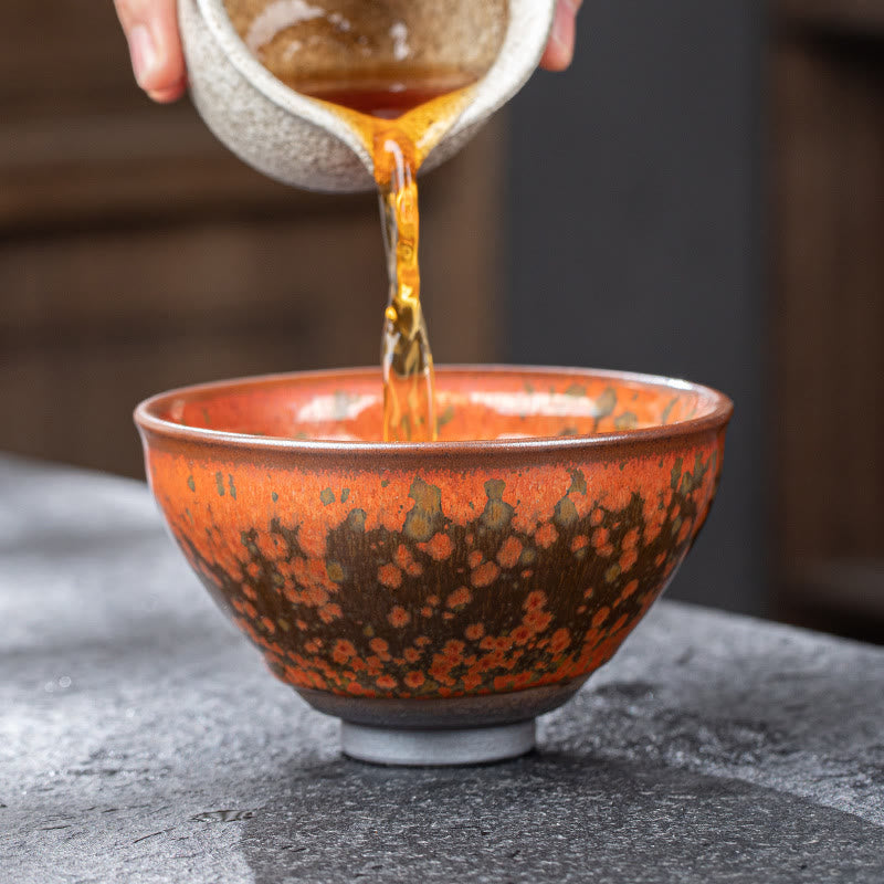 Tasse à thé chinoise en céramique 330 ml Jian Zhan Kiln Change Cup
