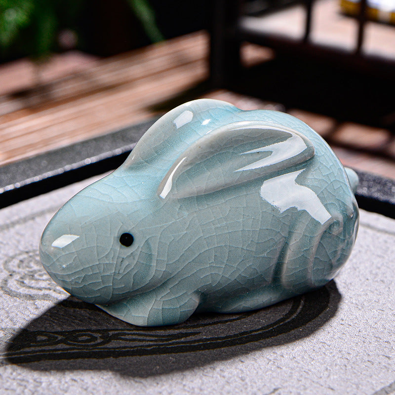 Animal de compagnie en céramique du zodiaque chinois pour la richesse et la prospérité