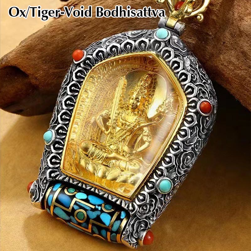 Collier du zodiaque chinois avec pendentif Bouddha natal pour la prospérité