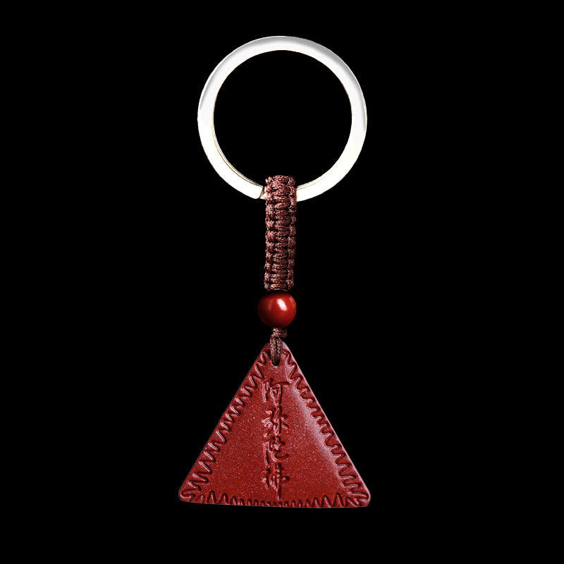 Collier pendentif Amitabha en cinabre pour le calme et l'équilibre spirituel