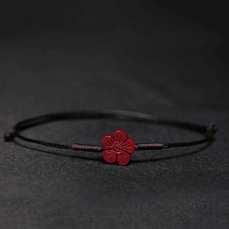 Bracelet en cinabre avec Pixiu pour la chance et la protection