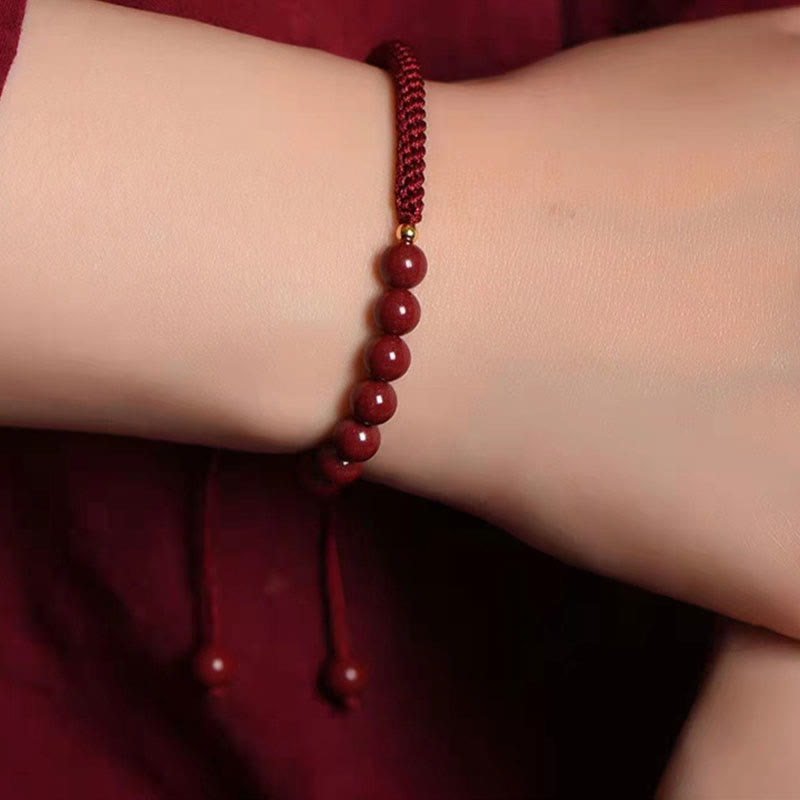 Bracelet de bénédiction en cinabre King Kong Knot 8 mm