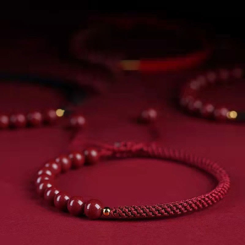 Bracelet de bénédiction en cinabre King Kong Knot 8 mm