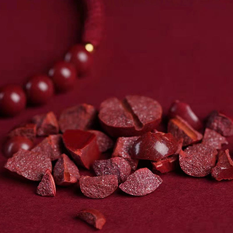 Bracelet de bénédiction en cinabre King Kong Knot 8 mm