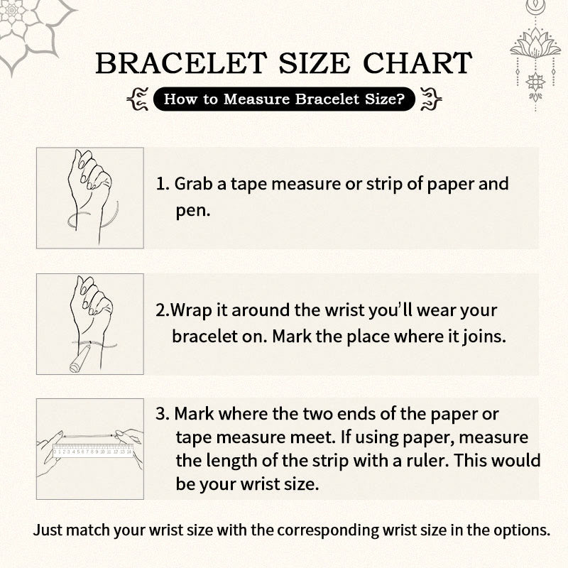 Bracelet boucle paix cinabre | Cordon porte-bonheur sûr et sain