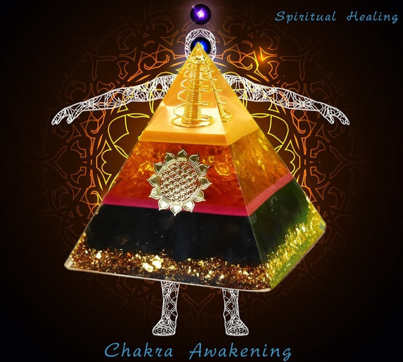 Pyramide de protection en citrine