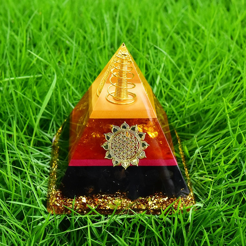 Pyramide de protection en citrine