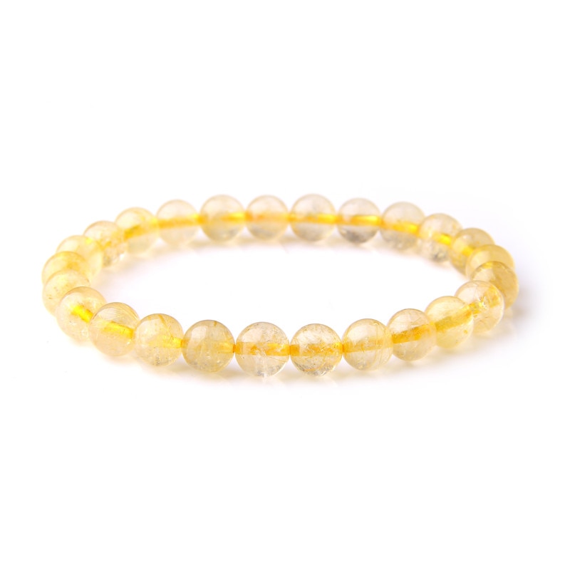 Bracelet d'énergie de guérison et de richesse en citrine