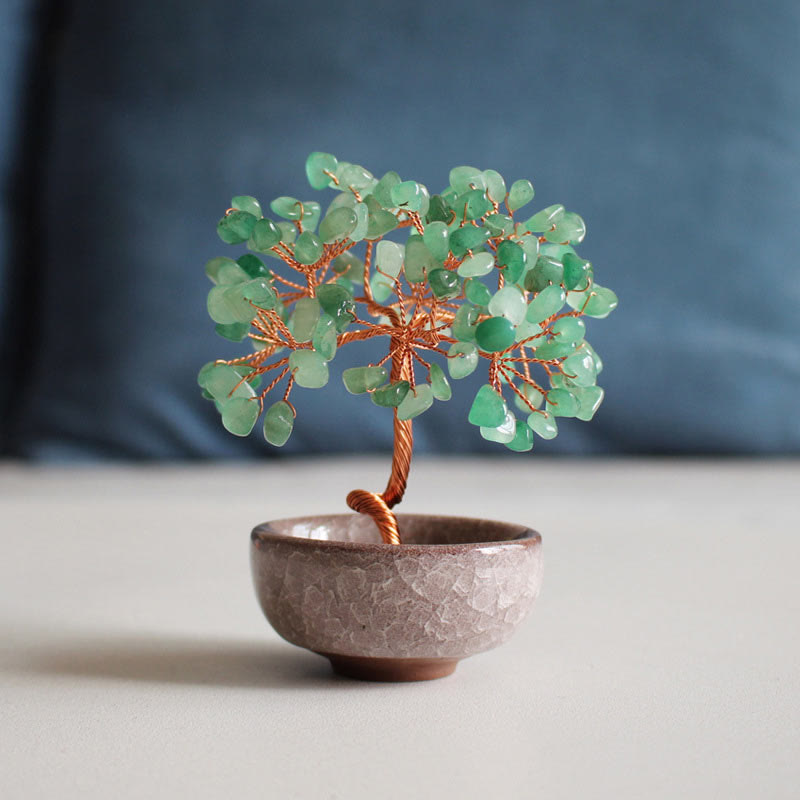 Citrine Zen Decor Cristal Arbre de Prospérité Maison 6-7cm